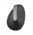 Logitech Wireless Mouse - Mx Vertical Maus, Ergonomisch, Schwarz - 910-005448